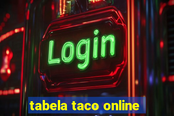 tabela taco online